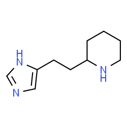 2-[2-(1H-IMIDAZOL-4-YL)-ETHYL]-PIPERIDINE结构式