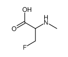 (2R)-3-fluoro-2-(methylamino)propanoic acid结构式