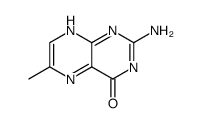 4-Pteridinol,2-amino-6-methyl-(6CI,7CI,9CI)结构式
