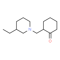 Cyclohexanone, 2-[(3-ethyl-1-piperidinyl)methyl]- (9CI)结构式
