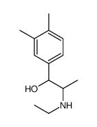 Benzenemethanol, alpha-[1-(ethylamino)ethyl]-3,4-dimethyl- (9CI)结构式