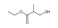 Ethyl 3-mercapto-2-methylpropanoate结构式