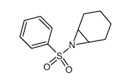 N-benzenesulfonyl-7-azabicyclo[4.1.0]heptane Structure