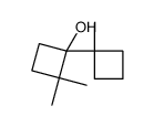 2,2-dimethyl-1-(1-methylcyclobutyl)cyclobutan-1-ol结构式