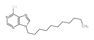 6H-Purine-6-thione,1,9-dihydro-9-undecyl-结构式
