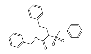 benzyl 2-benzylsulfonyl-4-phenylbutyrate Structure