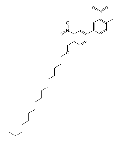 4-[4-(hexadecoxymethyl)-3-nitrophenyl]-1-methyl-2-nitrobenzene Structure