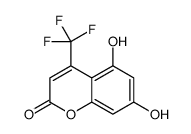 5,7-dihydroxy-4-(trifluoromethyl)chromen-2-one Structure