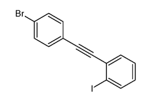 1-bromo-4-[2-(2-iodophenyl)ethynyl]benzene Structure