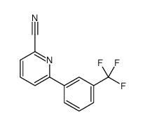 6-[3-(trifluoromethyl)phenyl]pyridine-2-carbonitrile Structure