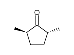 (+/-)-trans-2,5-dimethylcyclopentanone结构式