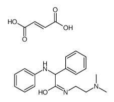 2-anilino-N-[2-(dimethylamino)ethyl]-2-phenylacetamide,(Z)-but-2-enedioic acid Structure