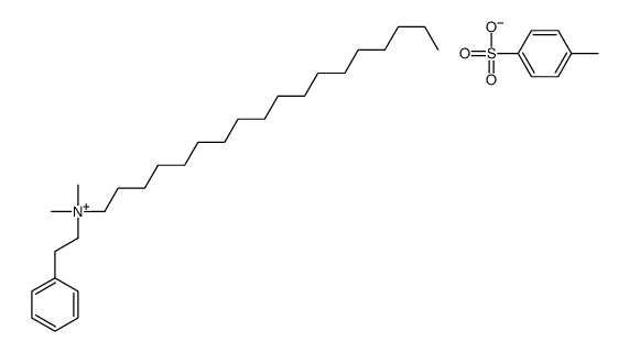 dimethyl(octadecyl)phenethylammonium toluene-p-sulphonate Structure