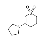 5-pyrrolidin-1-yl-3,4-dihydro-2H-thiopyran 1,1-dioxide结构式