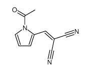 1H-Pyrrole,1-acetyl-2-(2,2-dicyanoethenyl)- (9CI) Structure