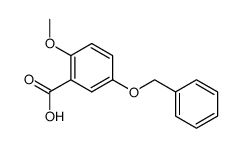 5-(benzyloxy)-2-methoxybenzoic acid Structure