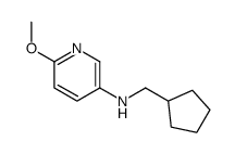 N-(cyclopentylmethyl)-6-methoxypyridin-3-amine结构式