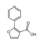 2-(4-pyridyl)-3-furoic acid结构式