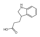 3-(2,3-DIHYDRO-1H-INDOL-1-YL)PROPANOIC ACID Structure