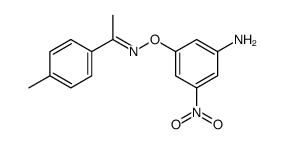 Ethanone, 1-(4-methylphenyl)-, O-(3-amino-5-nitrophenyl)oxime结构式