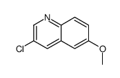 3-氯-6-甲氧基喹啉结构式