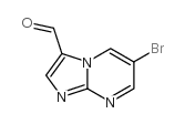 6-溴咪唑并[1,2-a]嘧啶-3-甲醛结构式