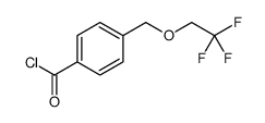 Benzoyl chloride, 4-[(2,2,2-trifluoroethoxy)methyl]结构式