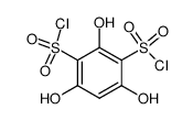 2,4,6-trihydroxy-benzene-1,3-disulfonyl chloride Structure