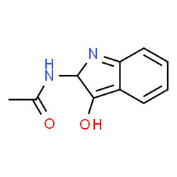 2-Pseudoindol-3-ol,2-(acetylimino)- (2CI) structure