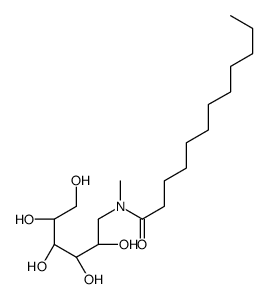 1-deoxy-1-[methyl(1-oxododecyl)amino]-D-glucitol结构式