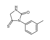 Hydantoin,2-thio-3-m-tolyl- (2CI) Structure