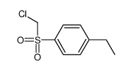 1-(chloromethylsulfonyl)-4-ethylbenzene结构式