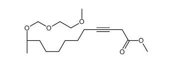 methyl (11R)-11-(2-methoxyethoxymethoxy)dodec-3-ynoate Structure