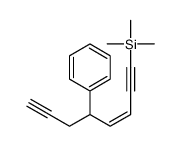 trimethyl(5-phenyloct-3-en-1,7-diynyl)silane结构式