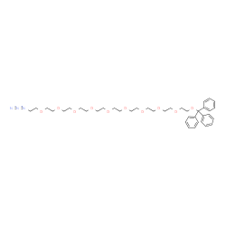 Trityl-PEG10-azide结构式