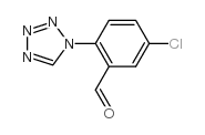 5-CHLORO-2-(1H-TETRAZOL-1-YL)BENZALDEHYDE structure