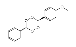 3,5-bis(4-methoxyphenyl)-1,2,4,5-tetroxane结构式