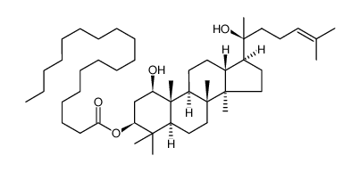 1β,20-(S)-dihydroxydammar-24(25)-ene-3β-O-stearate结构式