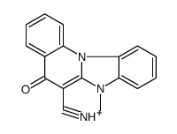 5-hydroxy-7-methylbenzimidazolo[1,2-a]quinolin-12-ium-6-carbonitrile Structure