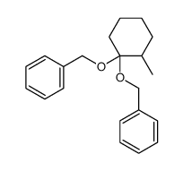 (2-methyl-1-phenylmethoxycyclohexyl)oxymethylbenzene结构式