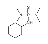 N-[bis(dimethylamino)phosphinothioyl]cyclohexanamine结构式