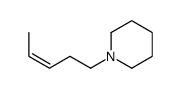 1-pent-3-enylpiperidine结构式