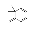 1,5,5-trimethyl-6-methylidenecyclohexa-1,3-diene结构式