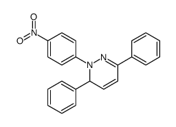 2-(4-nitrophenyl)-3,6-diphenyl-3H-pyridazine结构式