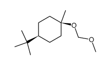 cis-4-tert-butyl-O-(methoxymethyl)-1-methylcyclohexanol Structure