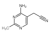 5-Pyrimidineacetonitrile, 4-amino-2-methyl- (7CI)结构式
