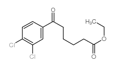 ethyl 6-(3,4-dichlorophenyl)-6-oxohexanoate结构式