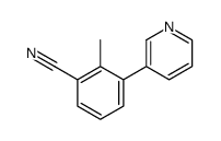 2-methyl-3-pyridin-3-ylbenzonitrile Structure