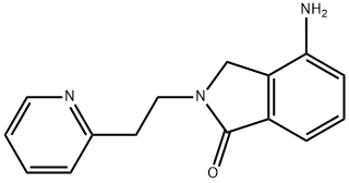 4-amino-2-[2-(2-pyridinyl)ethyl]-1-isoindolinone Structure