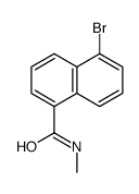 5-bromo-N-methylnaphthalene-1-carboxamide Structure